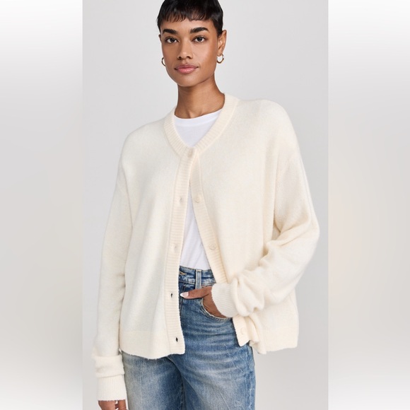 American Vintage Sweaters - American Vintage Damsville Cardigan Pannacotta Chine